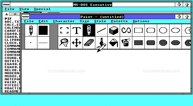 Aplicación Paint de Windows 2.01