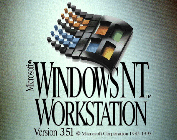 Pantalla de Arranque de Windows NT 3.51 Workstation