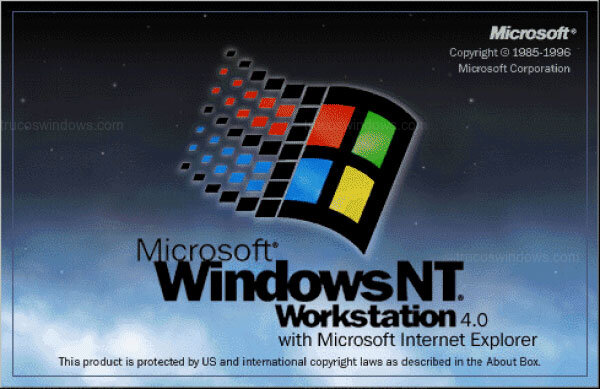 Pantalla de Arranque de Windows NT 4.0 (1996)