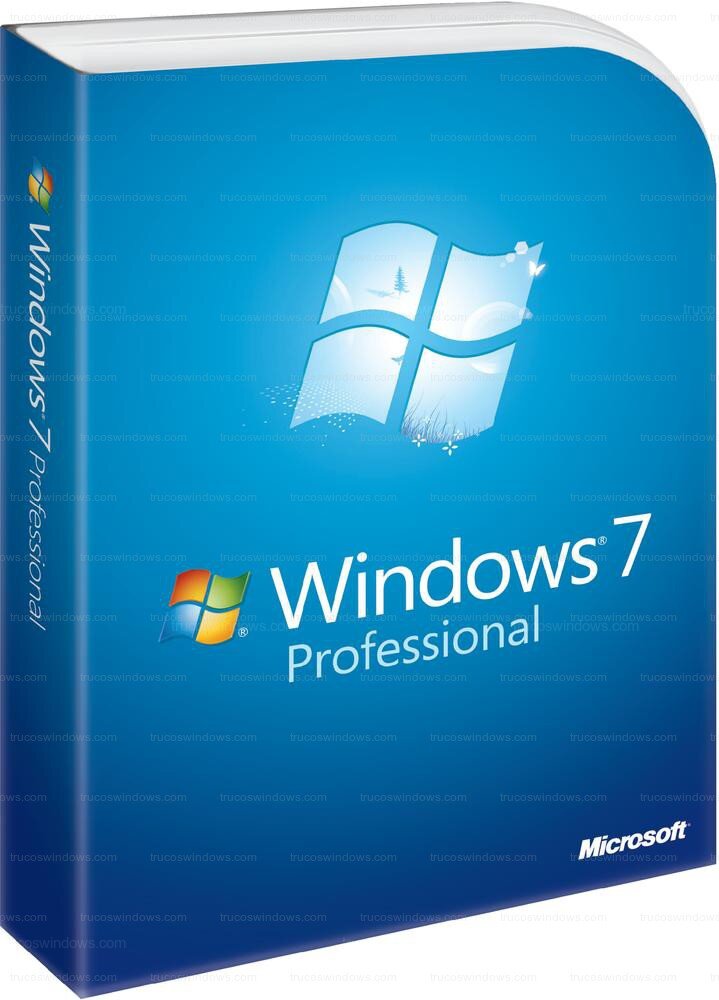 Caja Original de Windows 7 Professional