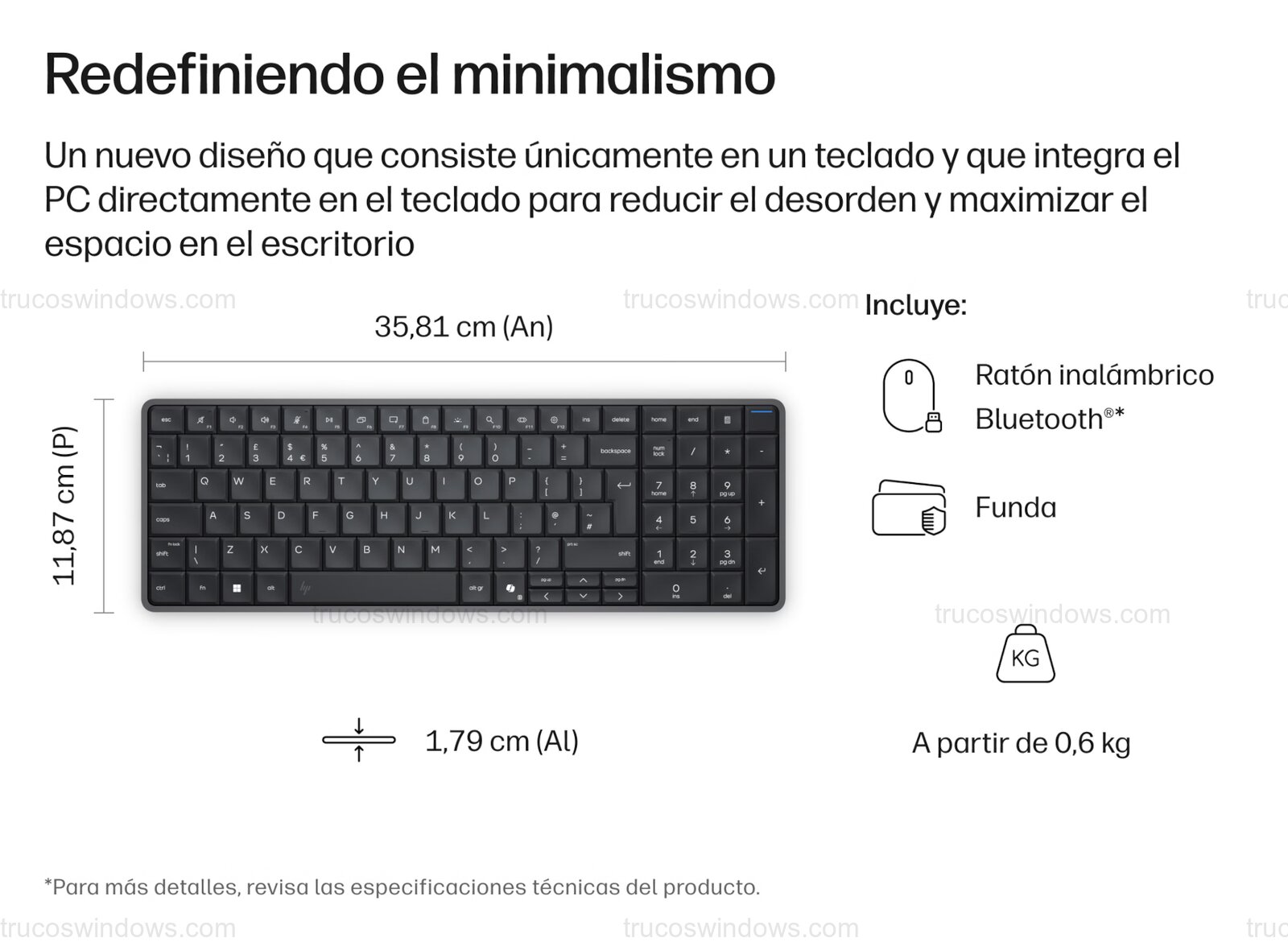 Accesorios HP EliteBoard G1A
