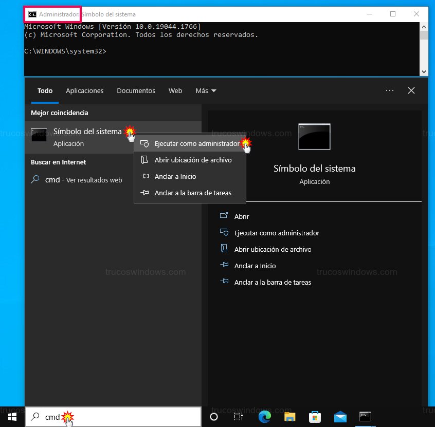 CMD administrador Windows 10 CMD administrador Windows 10