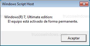 Confirmación Activación Permanente