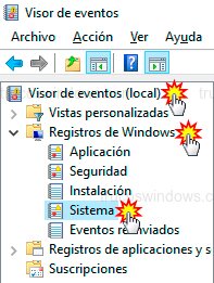Registros de sistema Windows