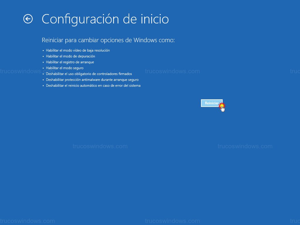 Confirmar reinicio configuración Confirmar reinicio configuración