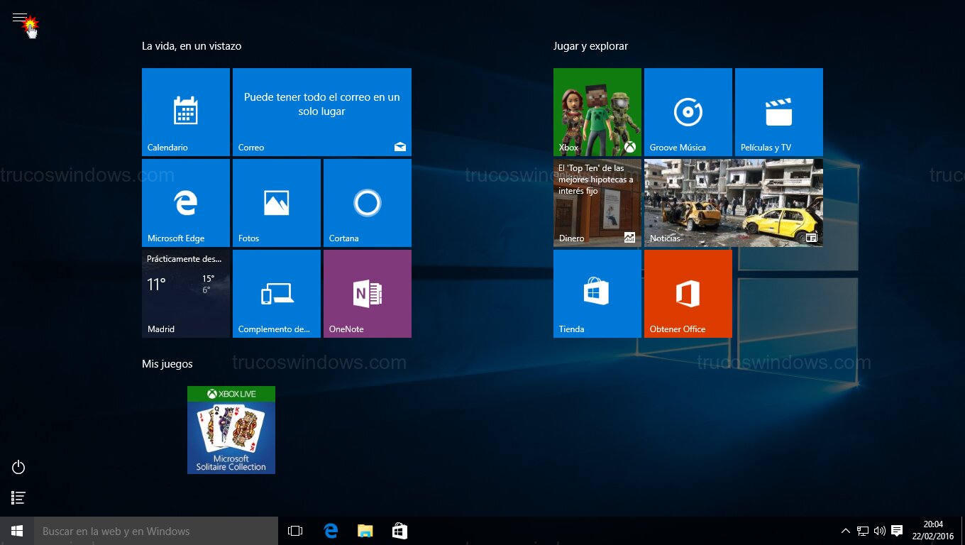 Modo pantalla completa