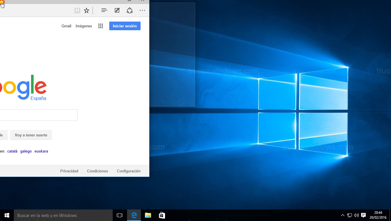 Marco de cuadrante superior Marco de cuadrante superior