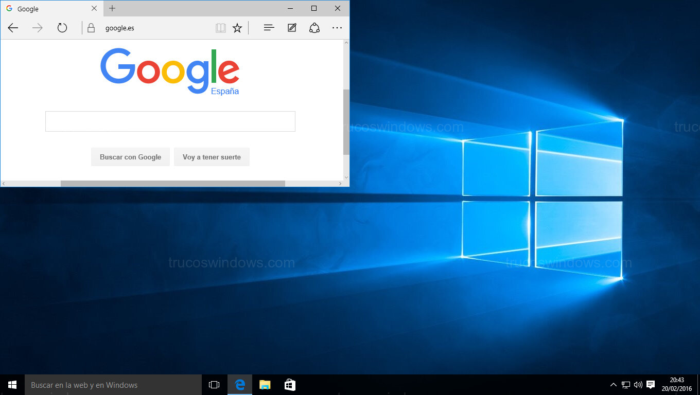 Ventana en cuadrante Ventana en cuadrante