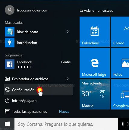 Abrir Configuración Abrir Configuración