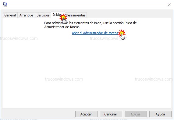 Acceso al Administrador de tareas Acceso al Administrador de tareas