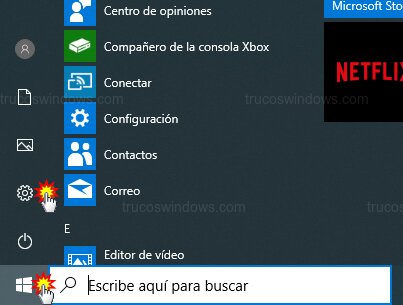 Configuración de Windows