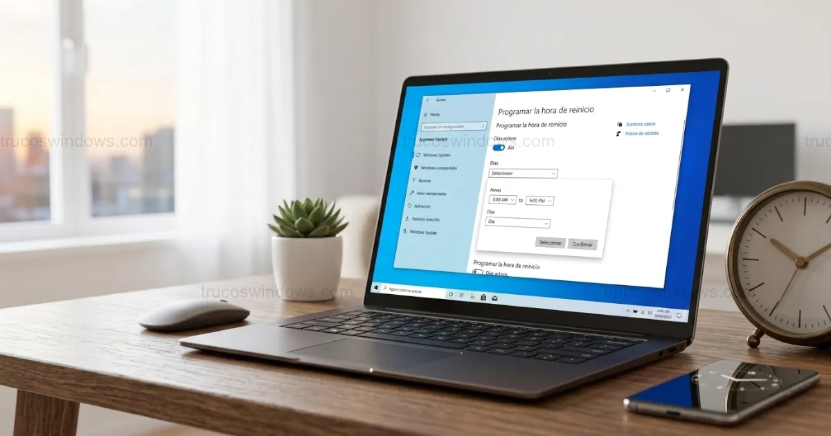 Cómo configurar las horas activas en Windows 10 para actualizaciones