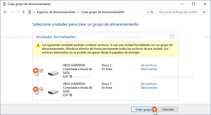 Selección de discos RAID Selección de discos RAID