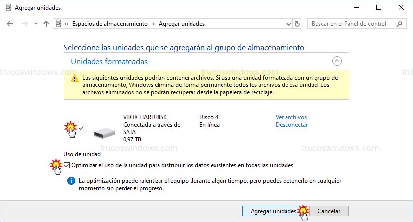 Expandir grupo RAID Expandir grupo RAID