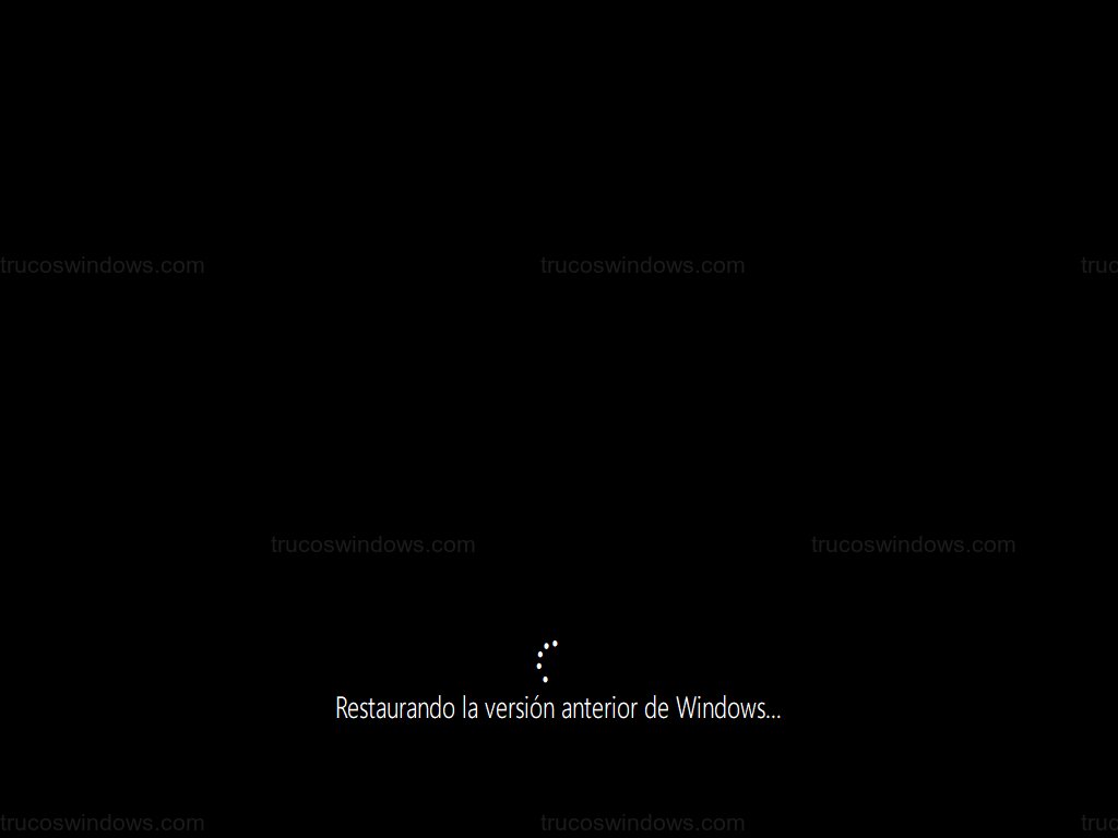 Restauración en curso