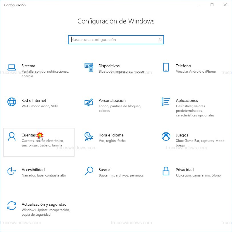 Cuentas de usuario Windows