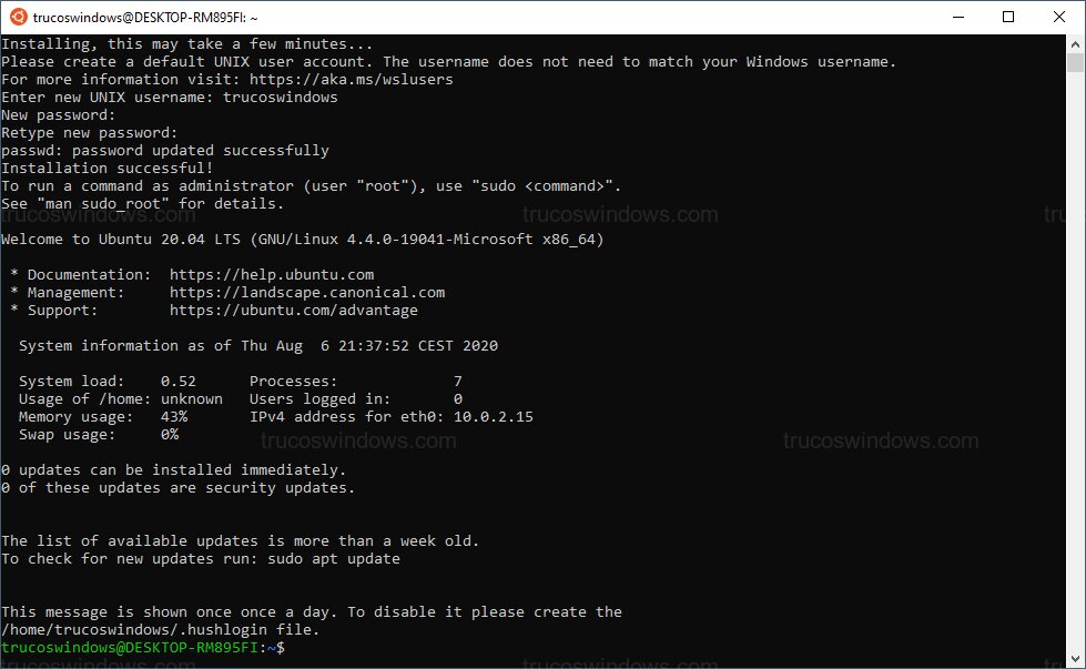 Configurar usuario y contraseña Linux