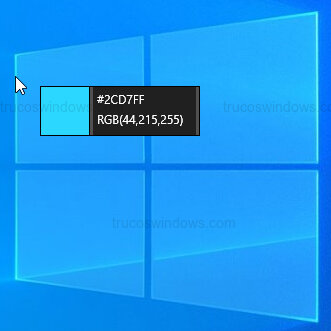 Herramienta Color Picker PowerToys