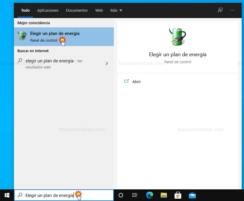 Buscar planes de energía Buscar planes de energía