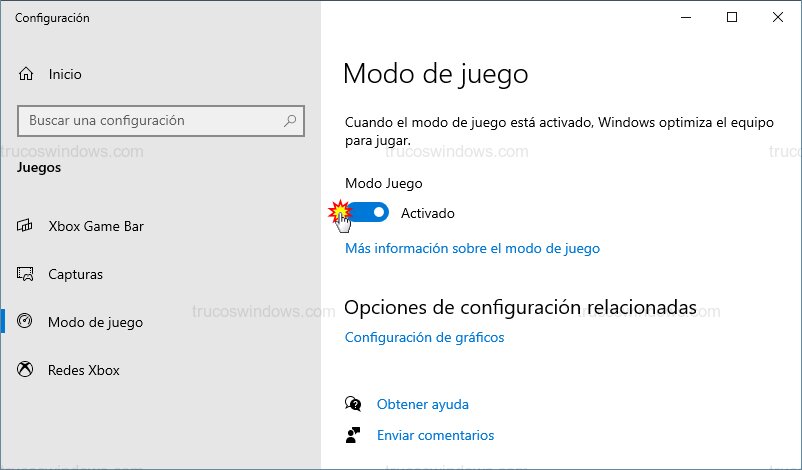 Interruptor Modo de juego