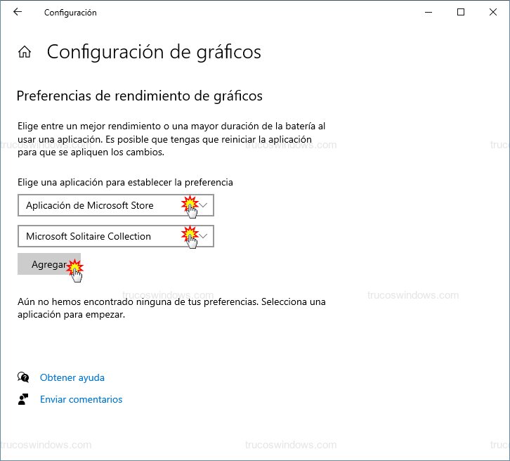 Selección de app de la Store