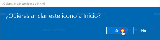 Confirmación de anclaje Confirmación de anclaje