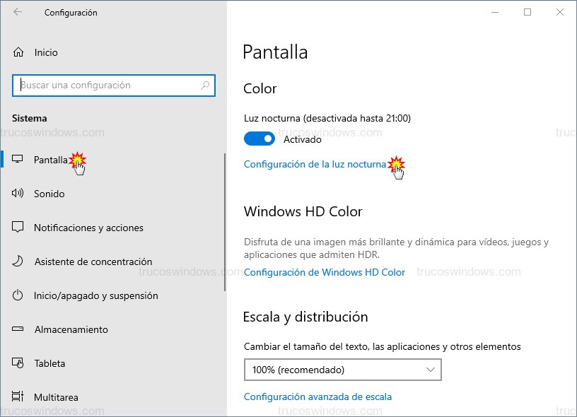 Enlace a Luz nocturna Enlace a Luz nocturna