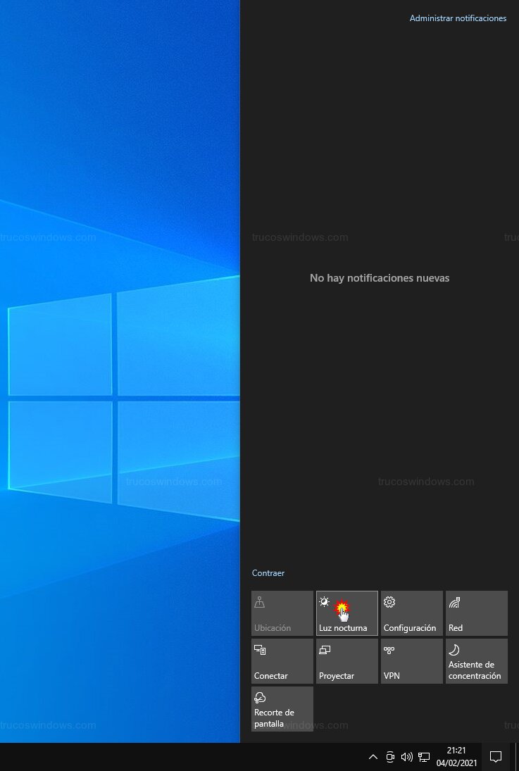 Acciones rápidas de Windows Acciones rápidas de Windows