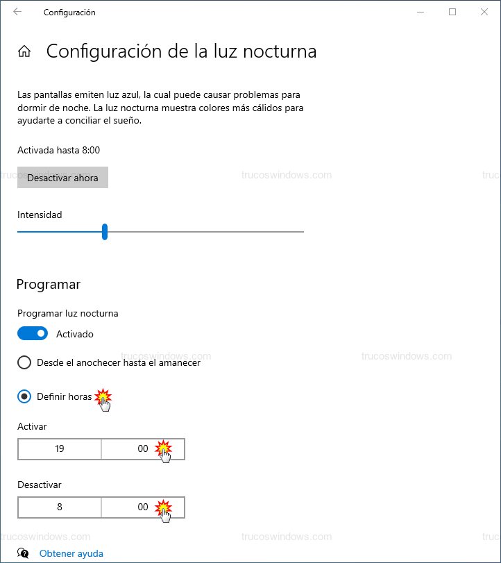 Definir horas manualmente Definir horas manualmente