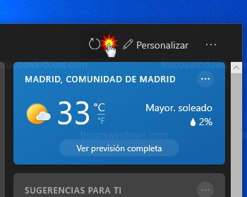 Actualizar noticias e intereses