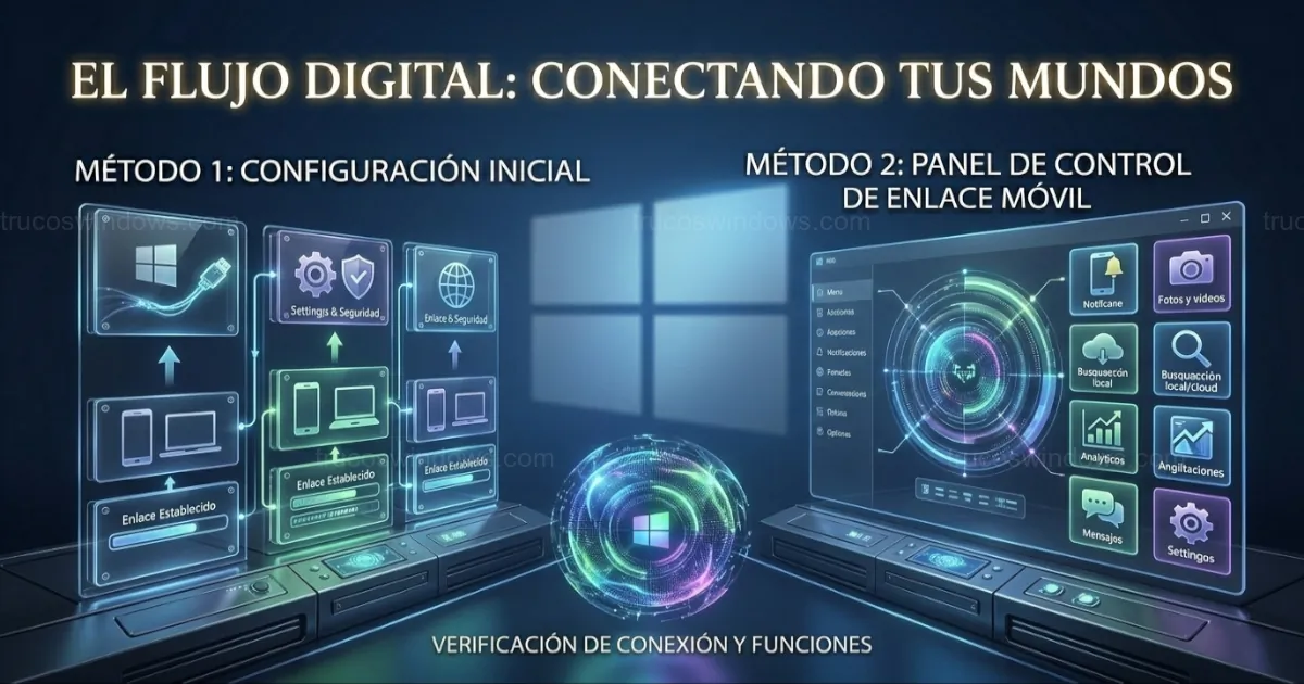 Enlace Windowsandroid Cómo usar Enlace Móvil para conectar Android a Windows
