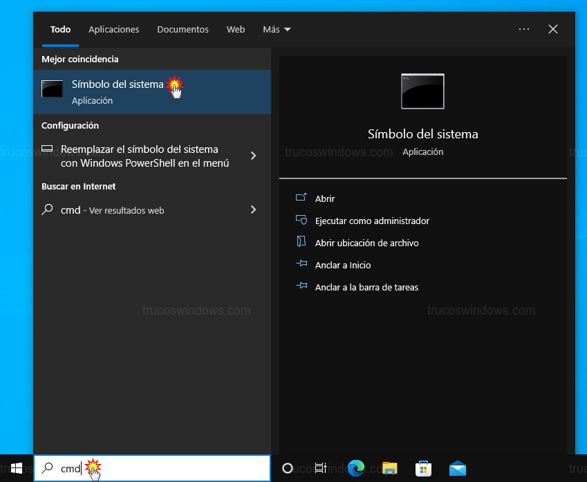 Abrir Símbolo del sistema