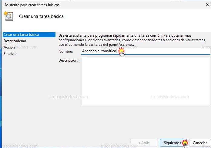 Crear nueva tarea básica
