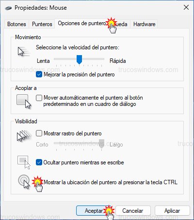Activar resaltado en W11 Activar resaltado en W11