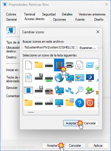 Cambiar icono de sistema