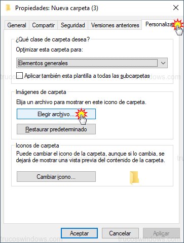 Elegir imagen de carpeta