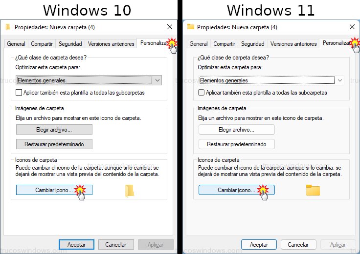 Cambiar icono de carpeta