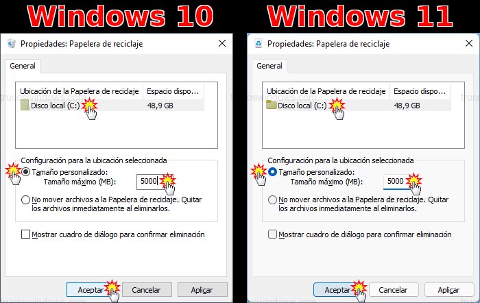Ajustar tamaño máximo (W10 y W11)