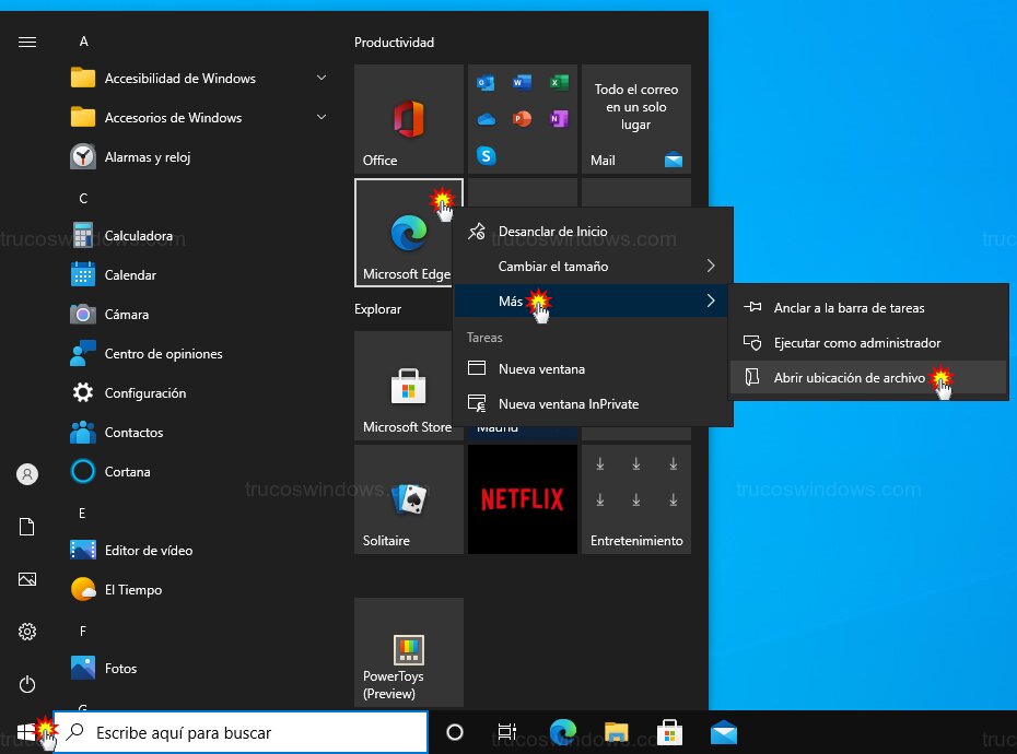 Abrir ubicación de archivo Abrir ubicación de archivo