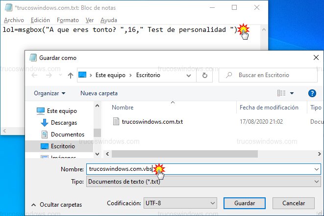 Crear script VBScript