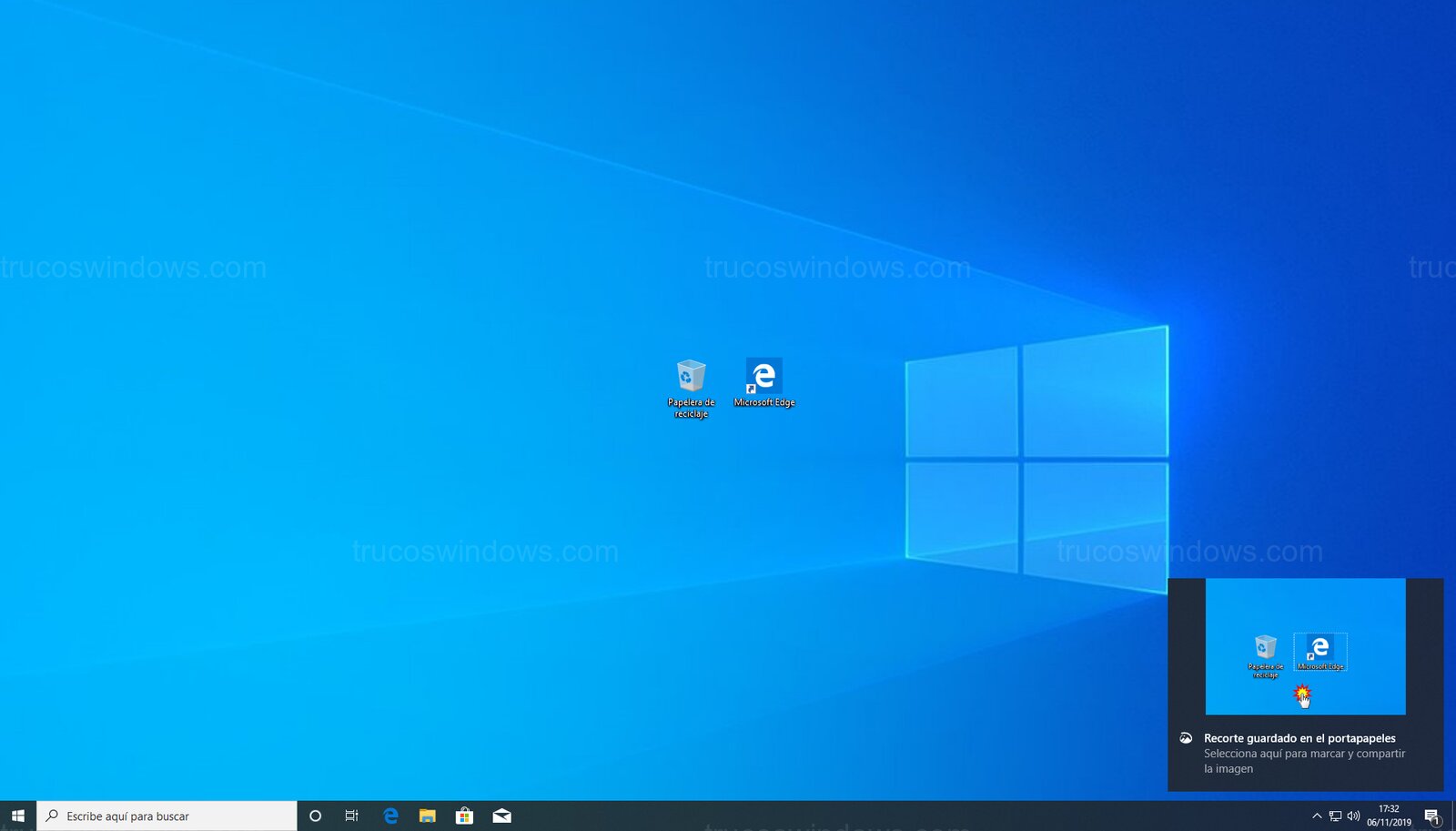 Notificación de captura Notificación de captura