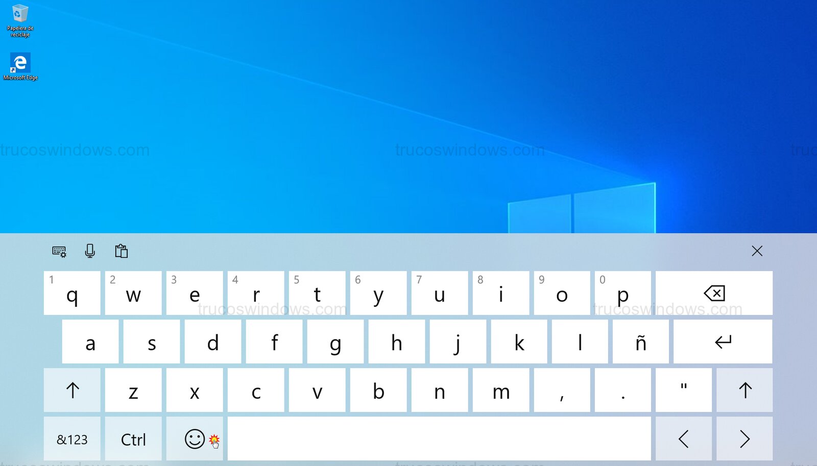Teclado táctil abierto Teclado táctil abierto