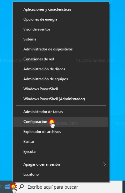 Abrir Configuración
