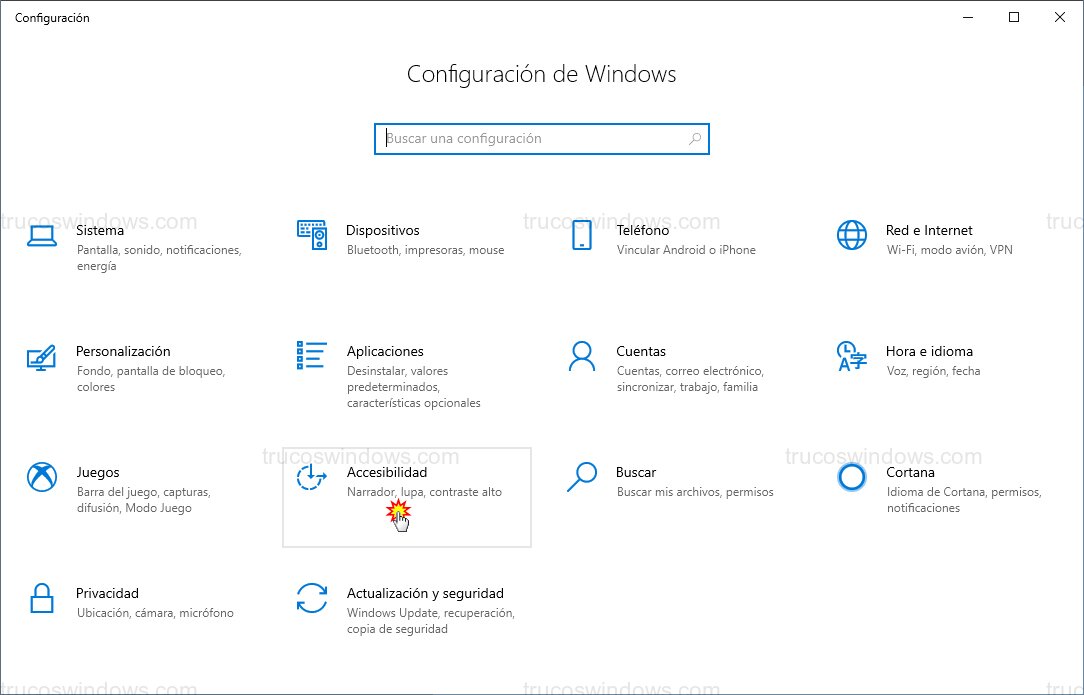 Sección Accesibilidad Sección Accesibilidad