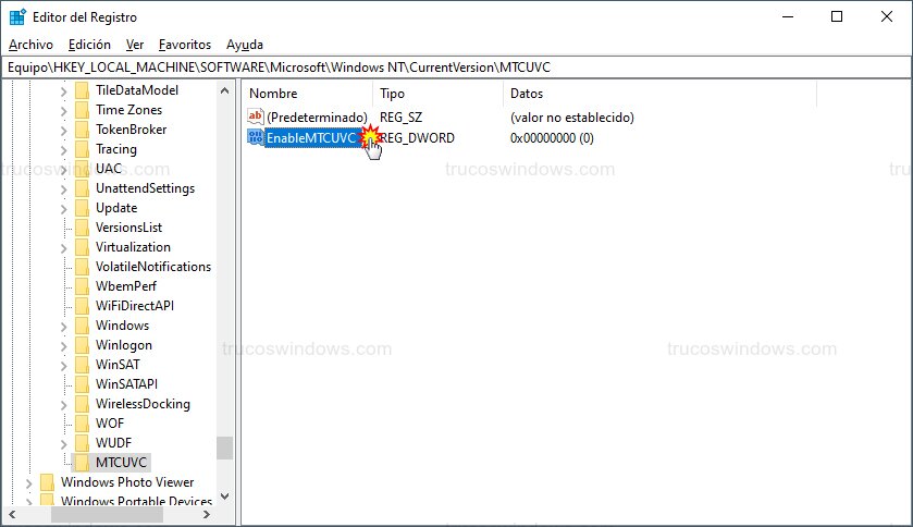 Valor EnableMTCUVC Valor EnableMTCUVC