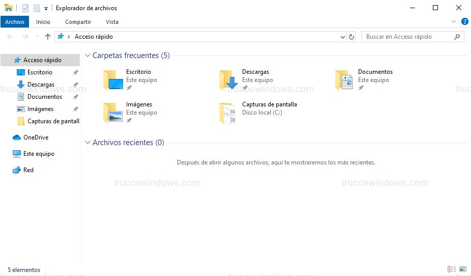 Interfaz Explorador Windows 10 Interfaz Explorador Windows 10