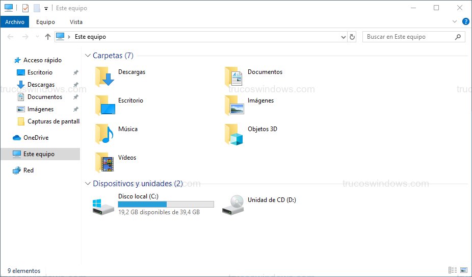 Vista final Este equipo Vista final Este equipo