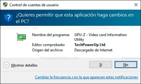 Control Cuentas Usuario UAC Control Cuentas Usuario UAC