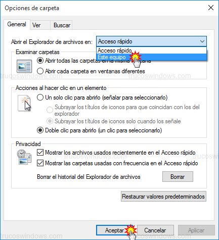 Abrir explorador este equipo