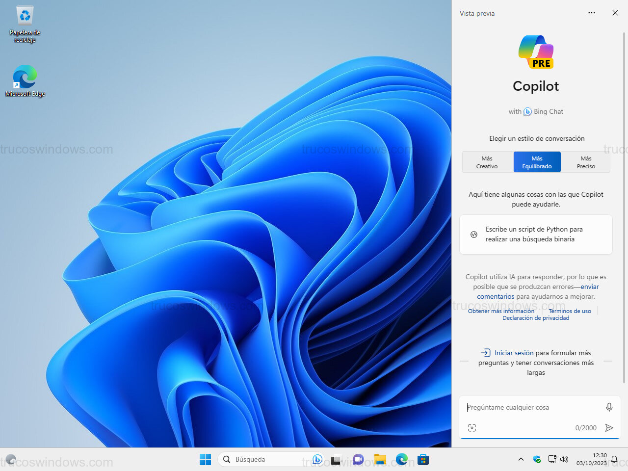 Copilot Activo Windows 11 Copilot Activo Windows 11